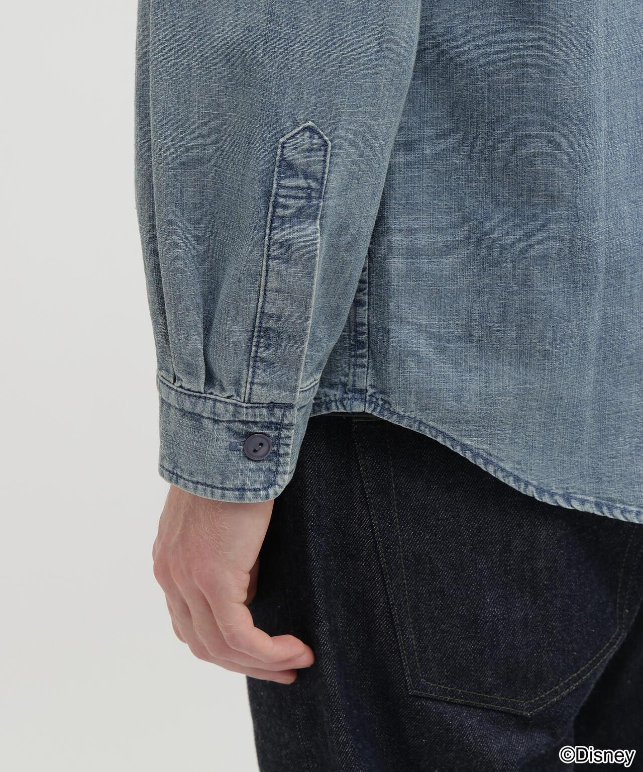 迪士尼（迪士尼） Collection CHAMBRAY SHIRT 牛仔襯衫