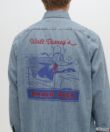 迪士尼（迪士尼） Collection CHAMBRAY SHIRT 牛仔襯衫