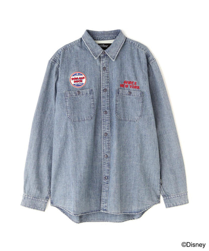 迪士尼（迪士尼） Collection CHAMBRAY SHIRT 牛仔襯衫