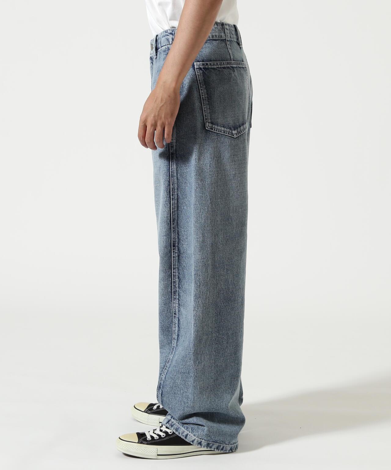 Toironier トワロニエ Draping Denim Trousers 牛仔褲