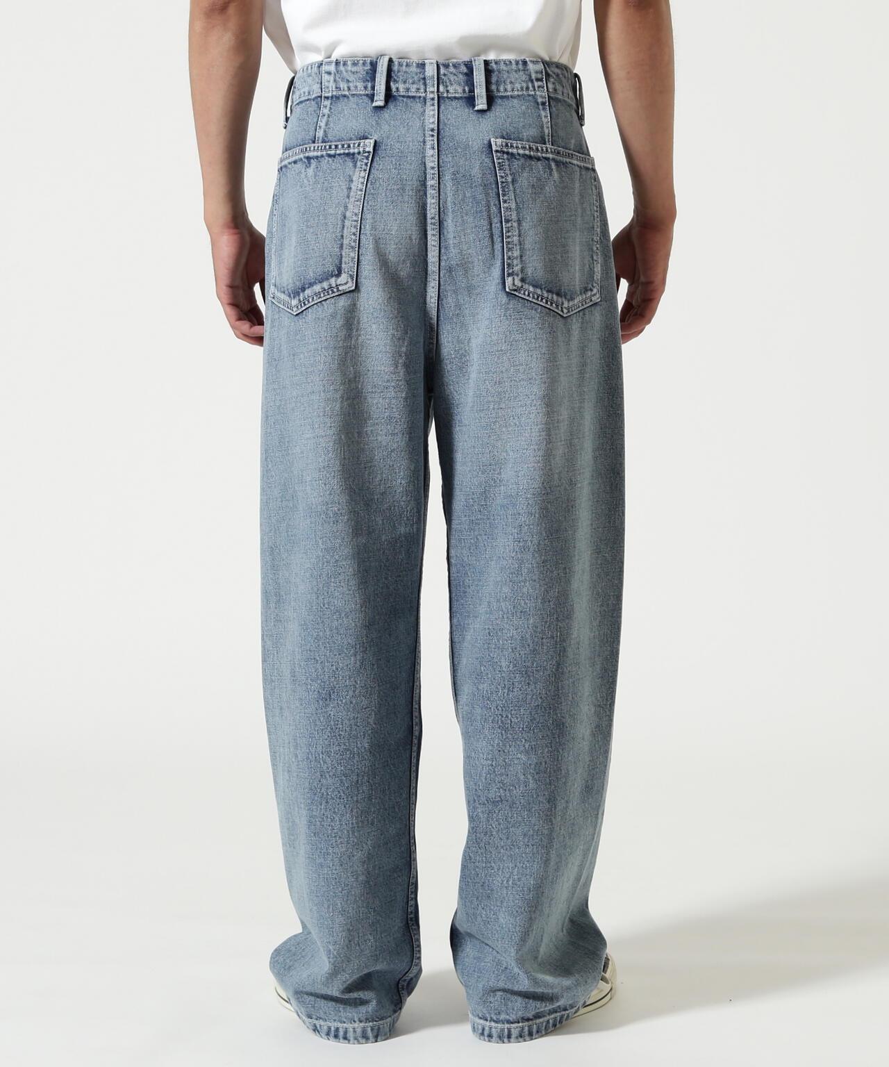 Toironier トワロニエ Draping Denim Trousers 牛仔褲