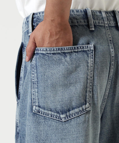 Toironier トワロニエ Draping Denim Trousers 牛仔褲