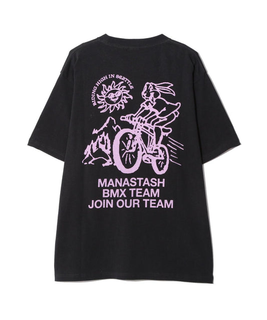 MANASTASH 大麻面料 BMX圖案 T恤