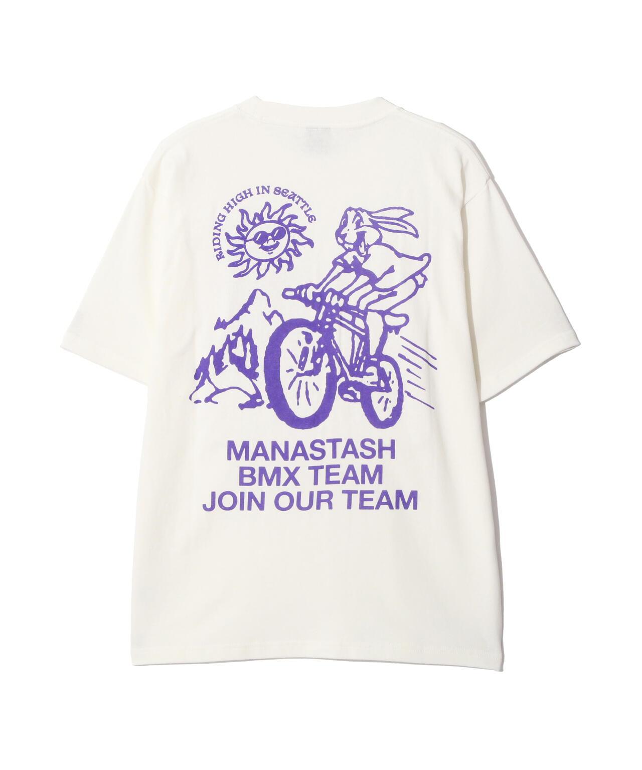 MANASTASH 大麻面料 BMX圖案 T恤