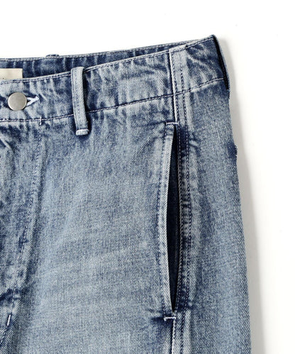Toironier トワロニエ Draping Denim Trousers 牛仔褲