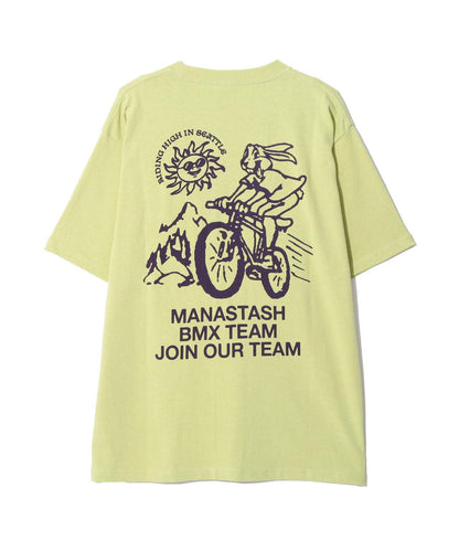 MANASTASH 大麻面料 BMX圖案 T恤