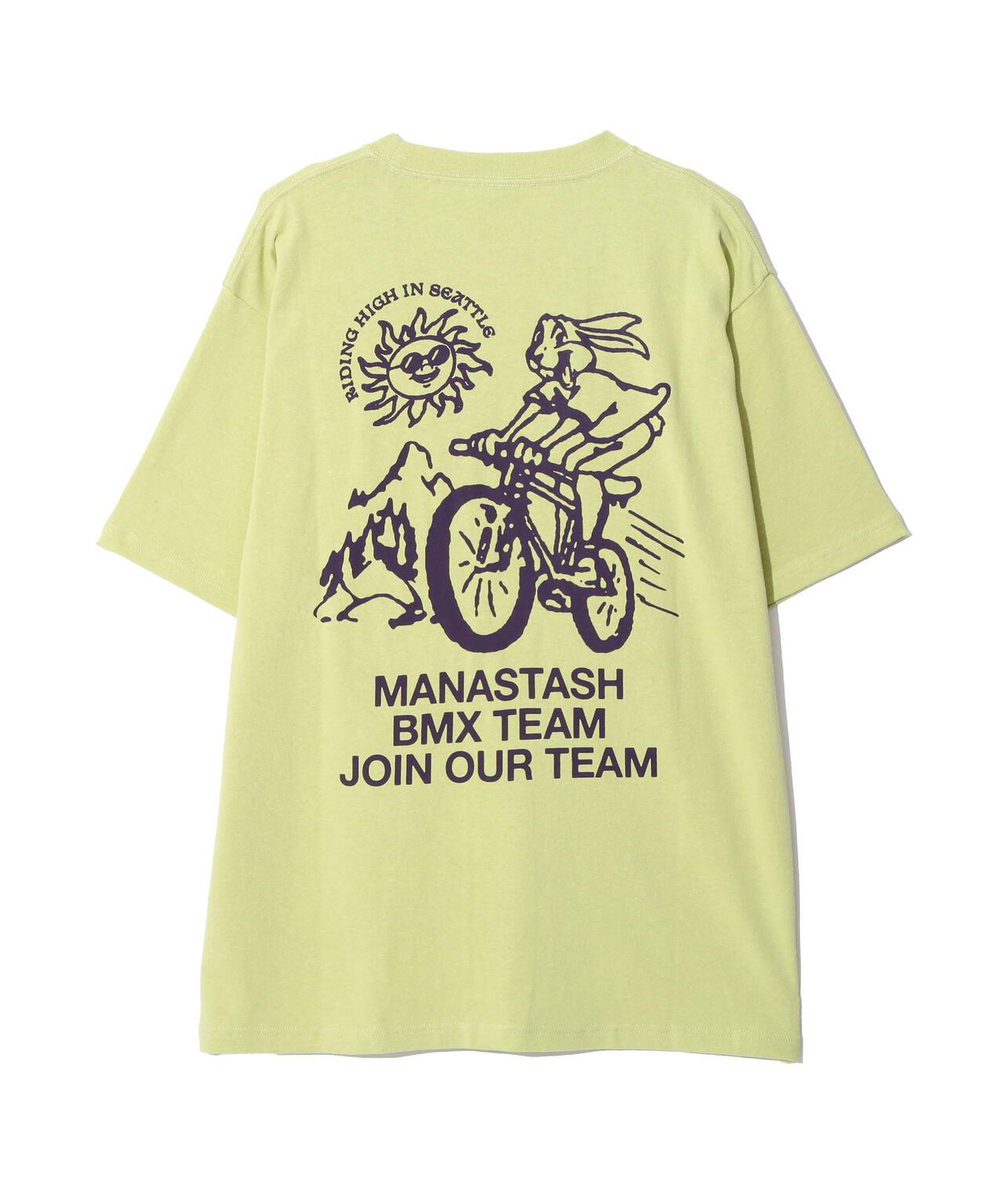 MANASTASH 大麻面料 BMX圖案 T恤