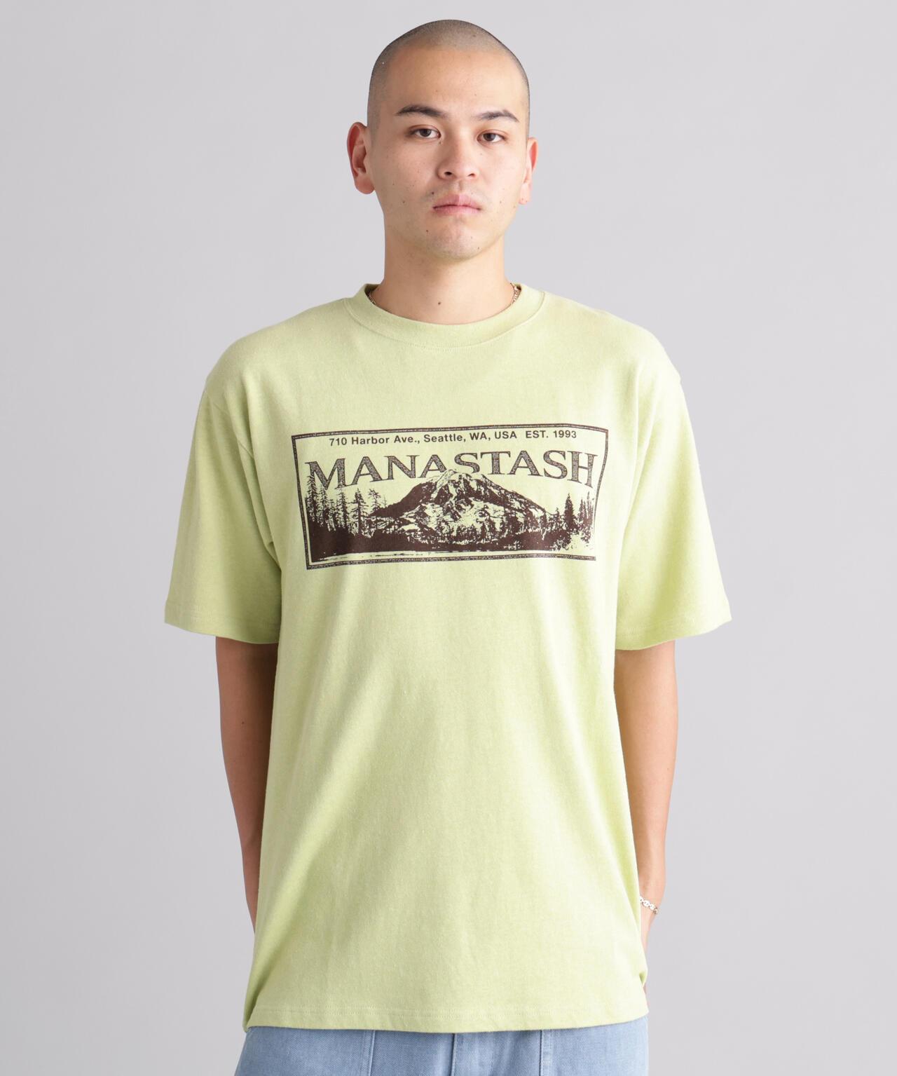 MANASTASH マナスタッシュ HEMP TEE RIDGE T恤