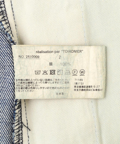 Toironier トワロニエ Draping Denim Trousers 牛仔褲