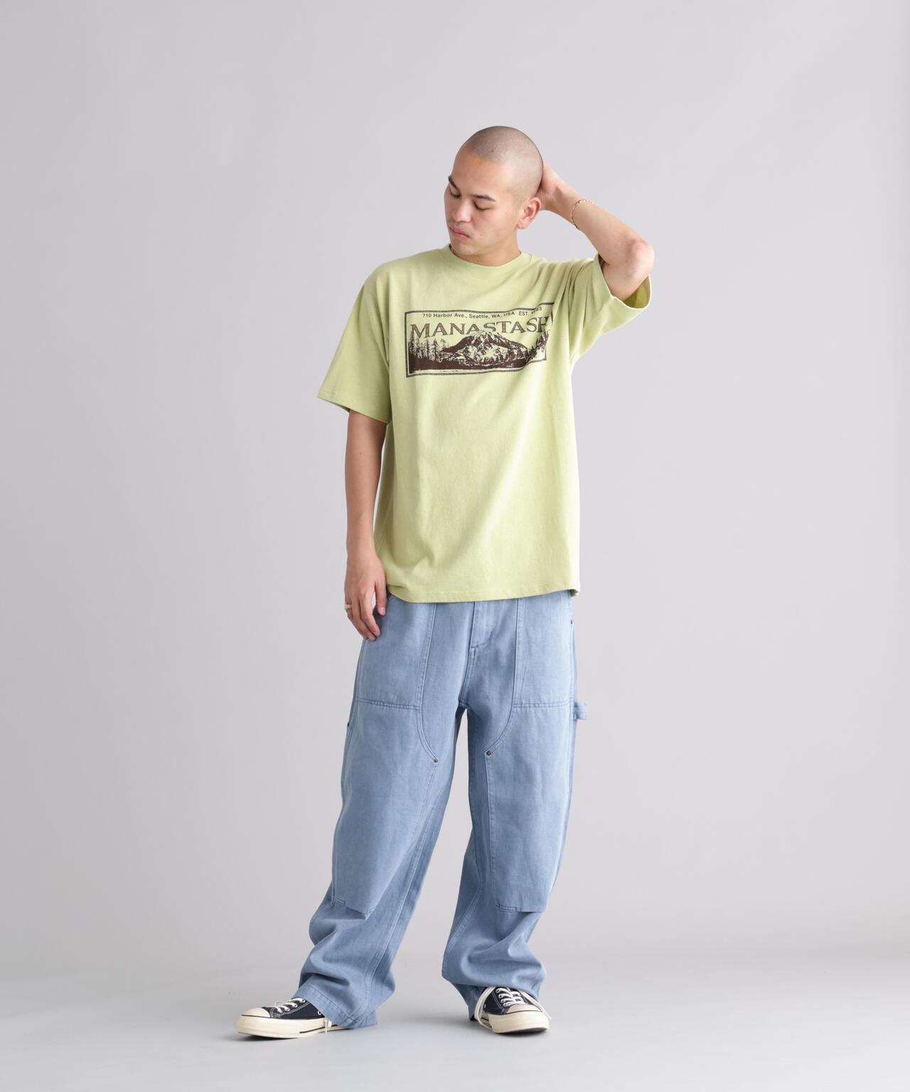 MANASTASH マナスタッシュ HEMP TEE RIDGE T恤
