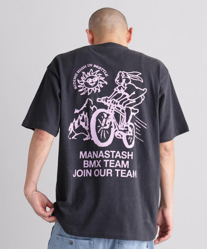 MANASTASH 大麻面料 BMX圖案 T恤