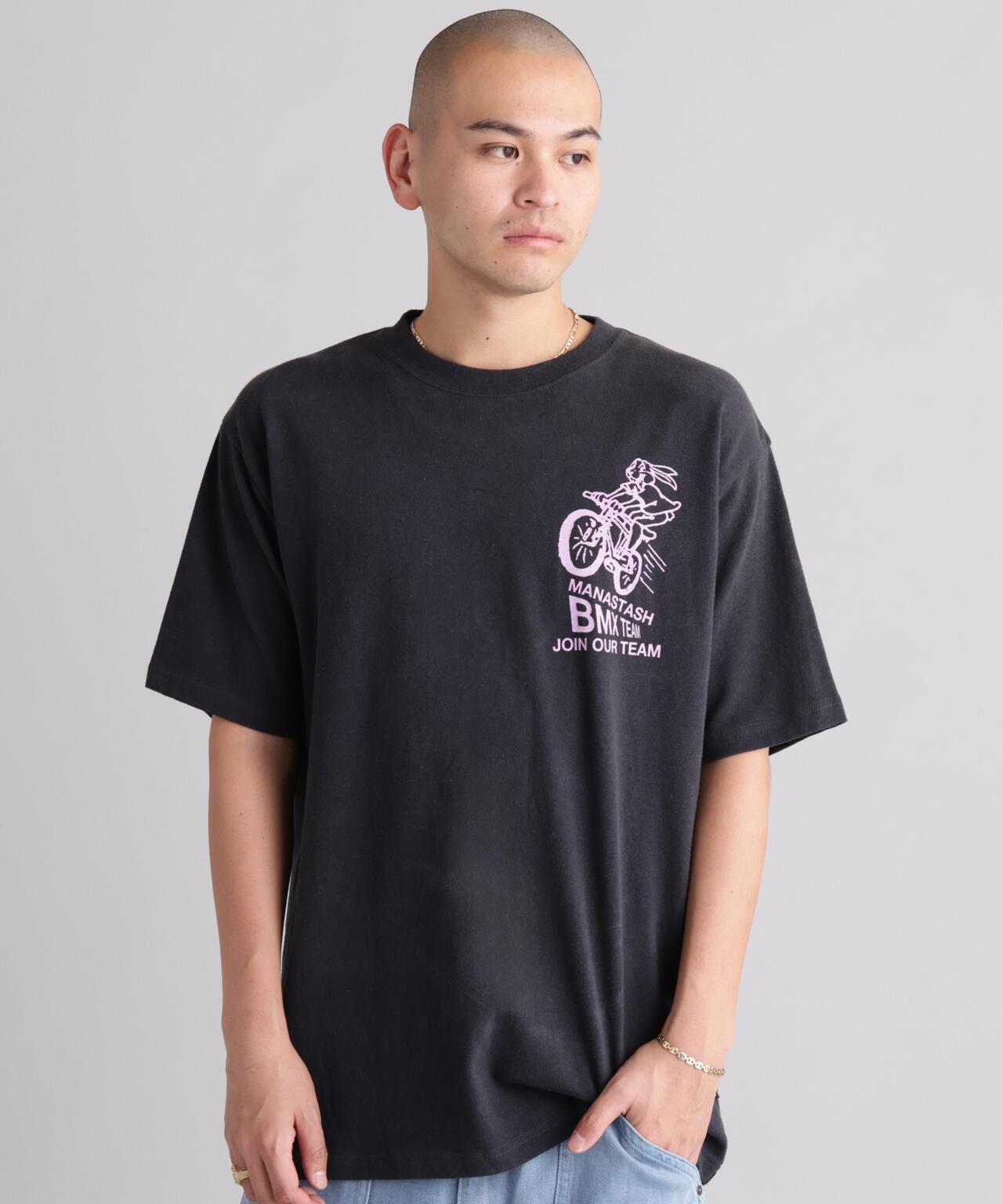 MANASTASH 大麻面料 BMX圖案 T恤