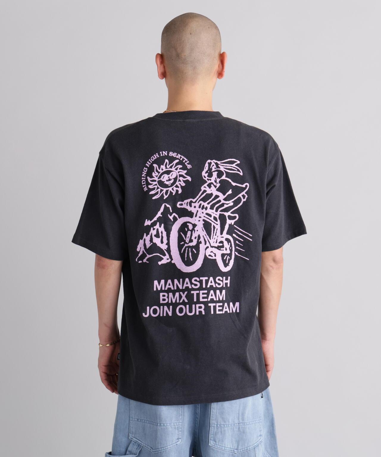 MANASTASH 大麻面料 BMX圖案 T恤