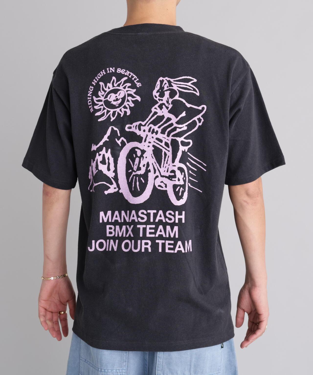 MANASTASH 大麻面料 BMX圖案 T恤