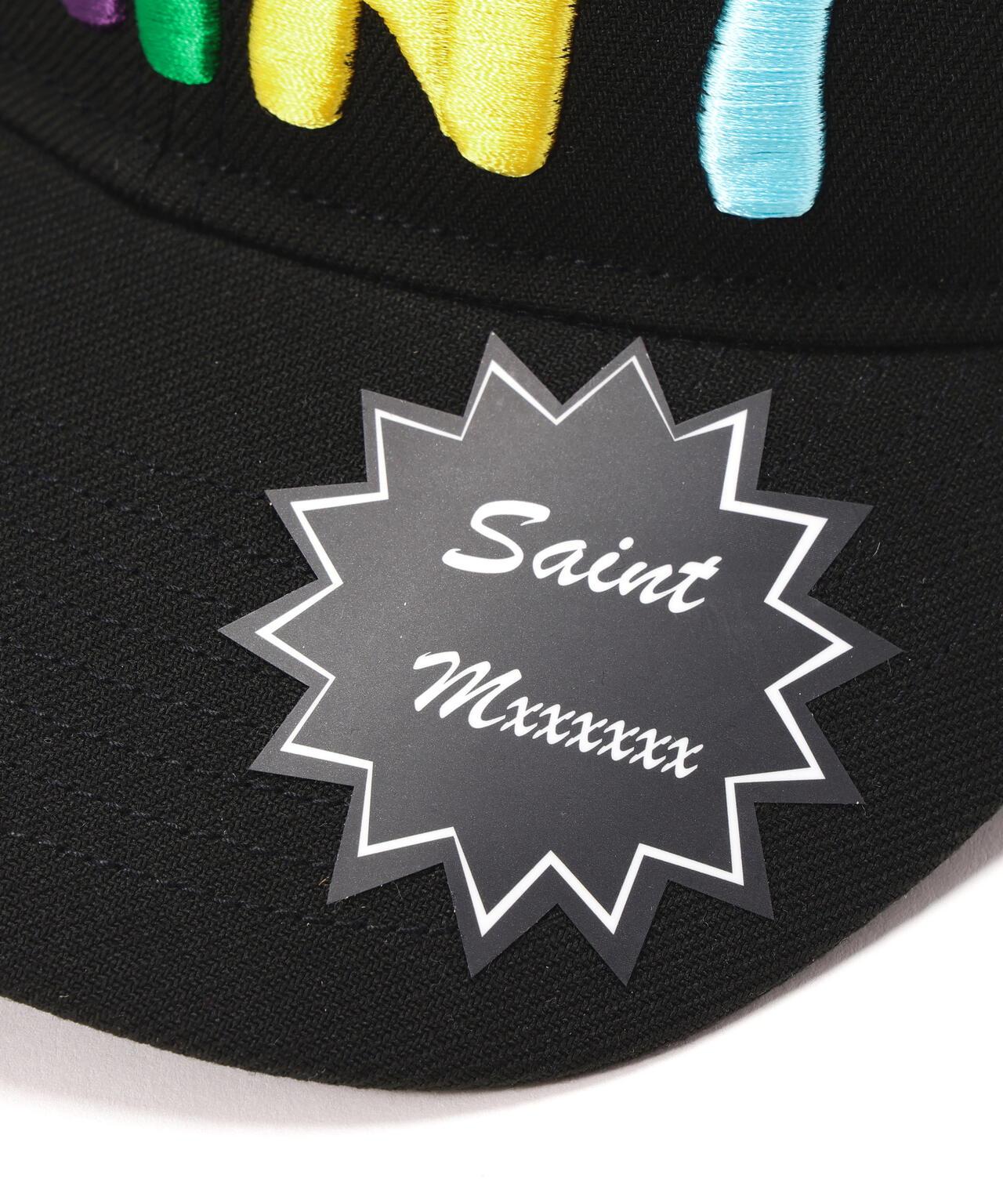 SAINT MICHAEL CAP LOVE ALL 圖案 黑色 帽子