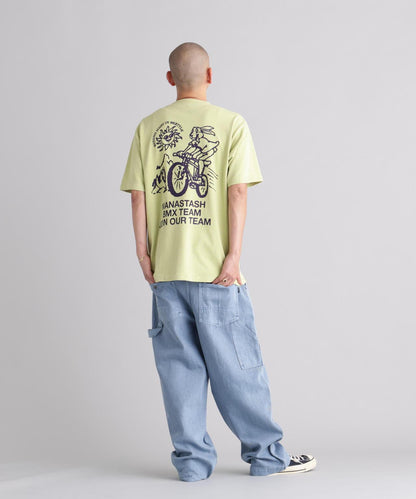 MANASTASH 大麻面料 BMX圖案 T恤