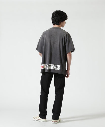 SAINT MICHAEL BH_SS T SAINTY HUNTER 圖案T恤 黑色