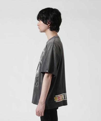 SAINT MICHAEL BH_SS T SAINTY HUNTER 圖案T恤 黑色