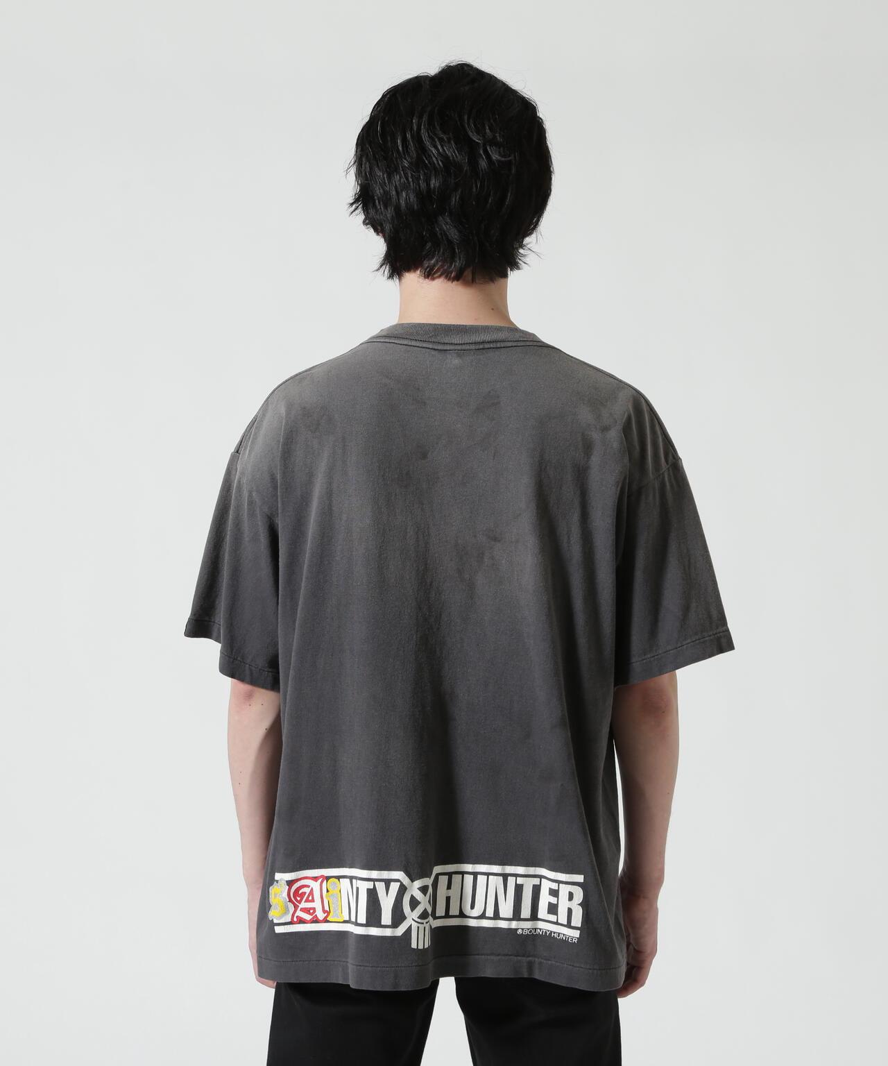 SAINT MICHAEL BH_SS T SAINTY HUNTER 圖案T恤 黑色