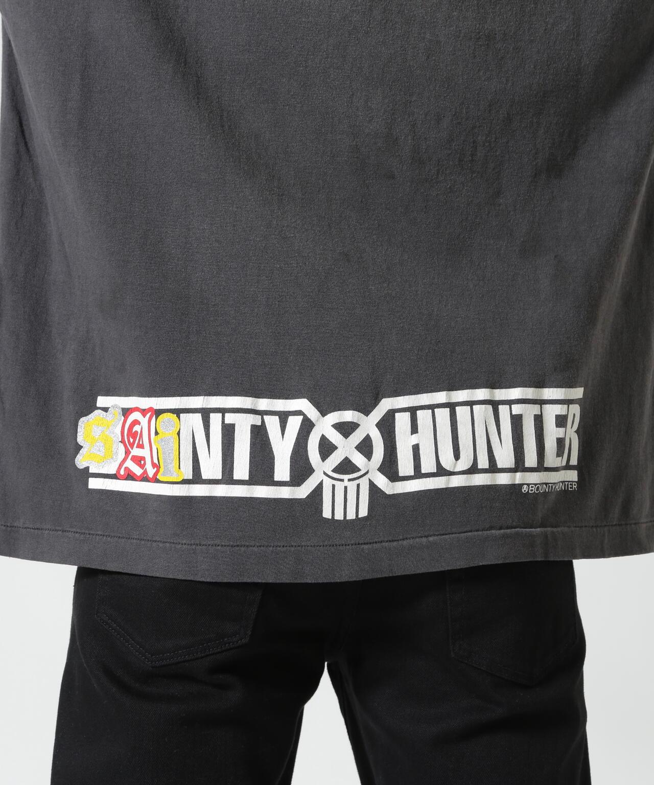 SAINT MICHAEL BH_SS T SAINTY HUNTER 圖案T恤 黑色