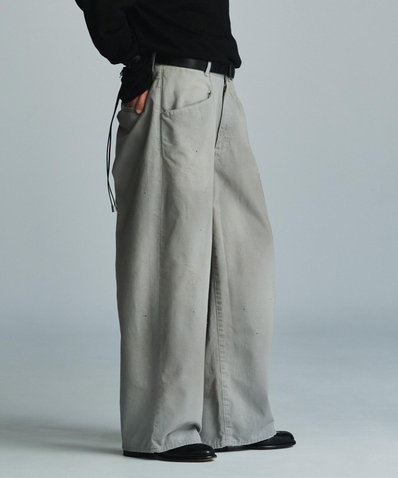ANCELLM×GARDEN WIDE CHINO SLACKS EX ANC-GRD-PT01 寬鬆斜紋休閒褲