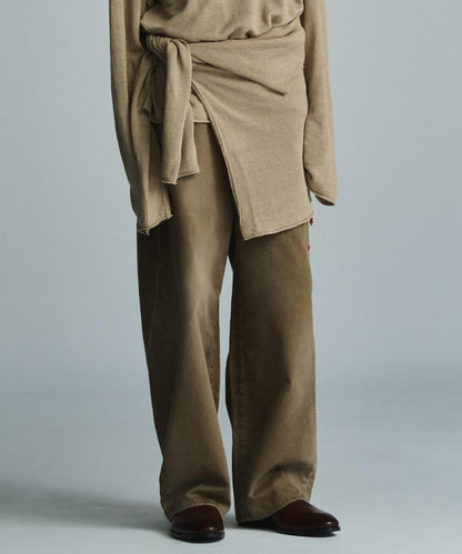 ANCELLM×GARDEN WIDE CHINO SLACKS EX ANC-GRD-PT01 寬鬆斜紋休閒褲