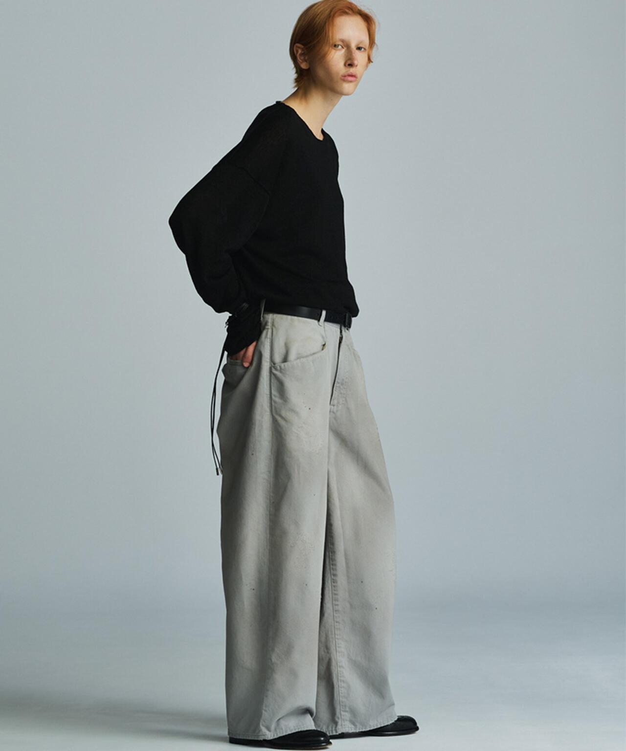 ANCELLM×GARDEN WIDE CHINO SLACKS EX ANC-GRD-PT01 寬鬆斜紋休閒褲
