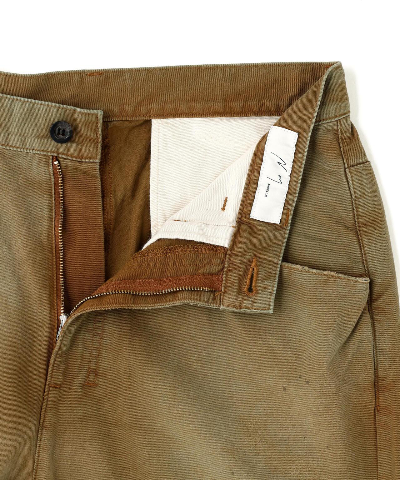 ANCELLM×GARDEN WIDE CHINO SLACKS EX ANC-GRD-PT01 寬鬆斜紋休閒褲