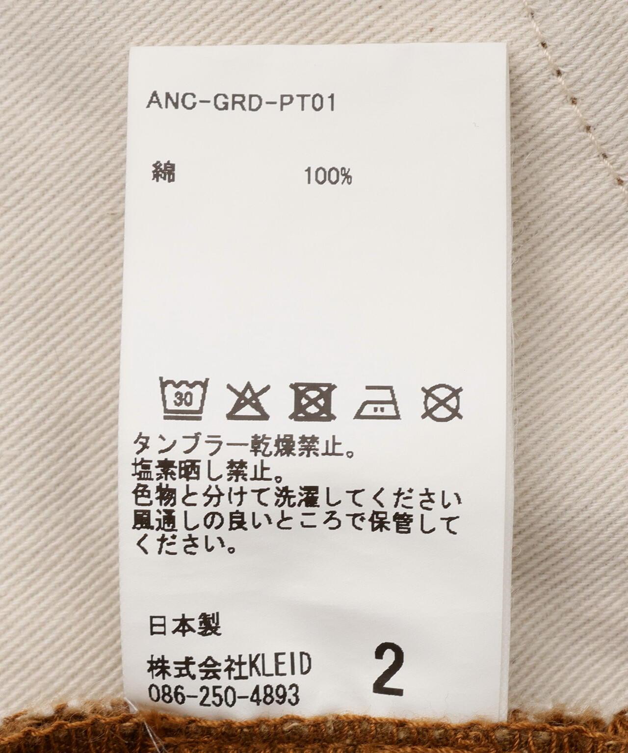 ANCELLM×GARDEN WIDE CHINO SLACKS EX ANC-GRD-PT01 寬鬆斜紋休閒褲