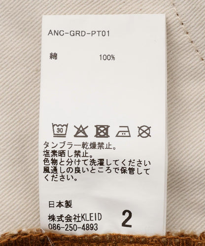 ANCELLM×GARDEN WIDE CHINO SLACKS EX ANC-GRD-PT01 寬鬆斜紋休閒褲