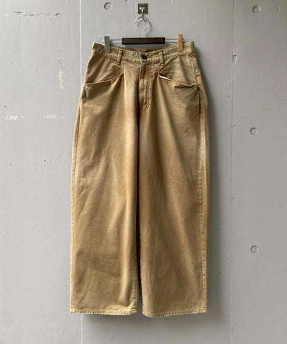 ANCELLM×GARDEN WIDE CHINO SLACKS EX ANC-GRD-PT01 寬鬆斜紋休閒褲