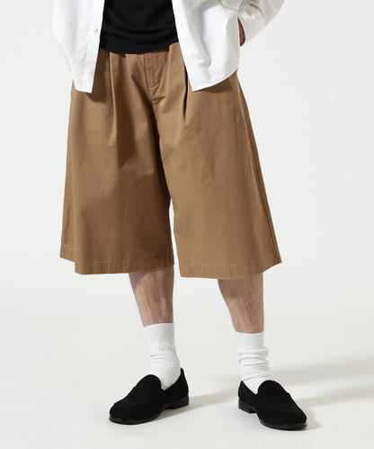 Toironier トワロニエ 2TUCK LONG SHORTS 休閒短褲
