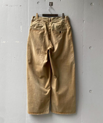 ANCELLM×GARDEN WIDE CHINO SLACKS EX ANC-GRD-PT01 寬鬆斜紋休閒褲