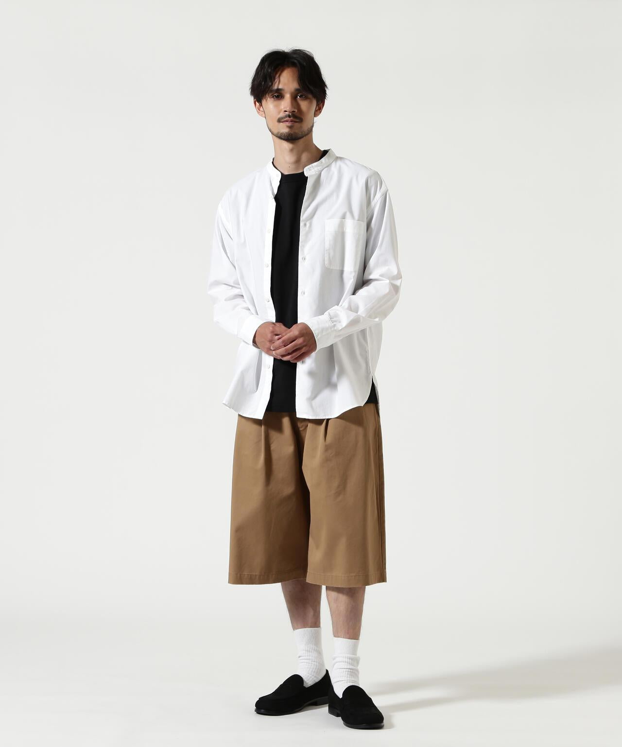 Toironier トワロニエ 2TUCK LONG SHORTS 休閒短褲