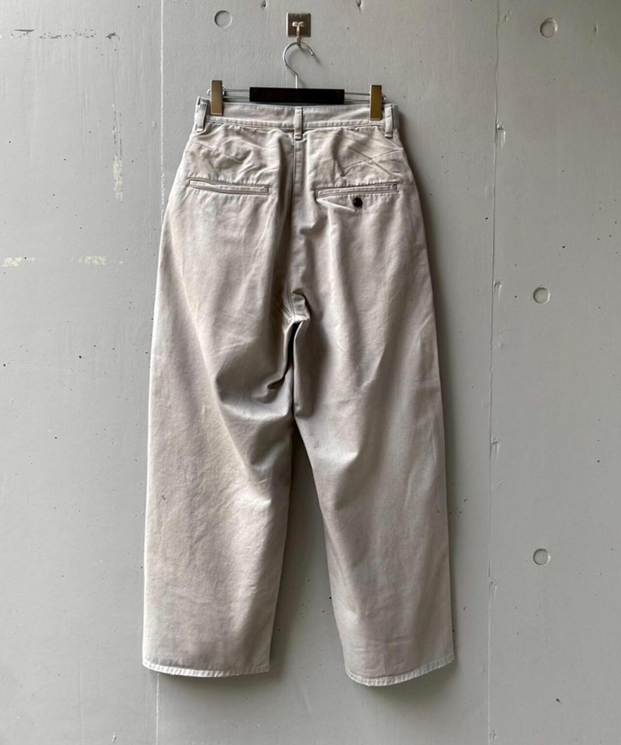 ANCELLM×GARDEN WIDE CHINO SLACKS EX ANC-GRD-PT01 寬鬆斜紋休閒褲