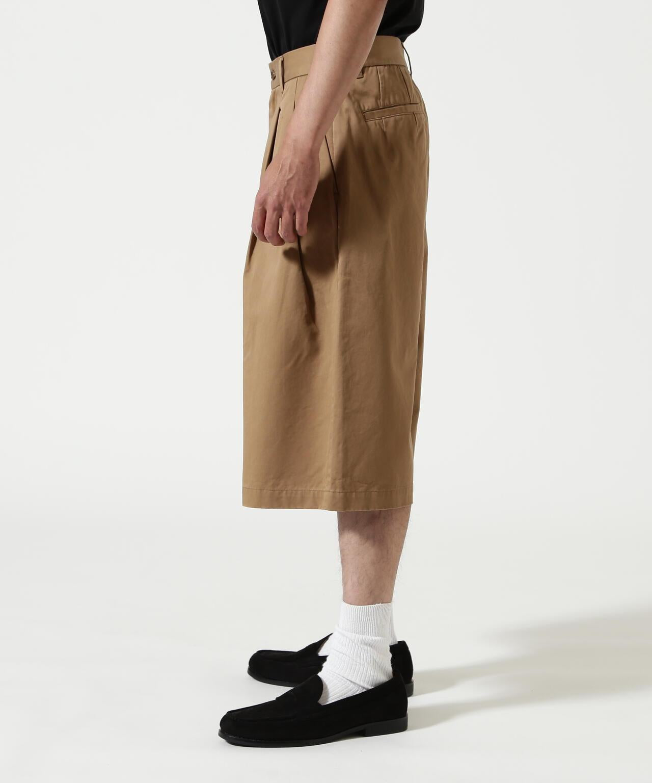 Toironier トワロニエ 2TUCK LONG SHORTS 休閒短褲