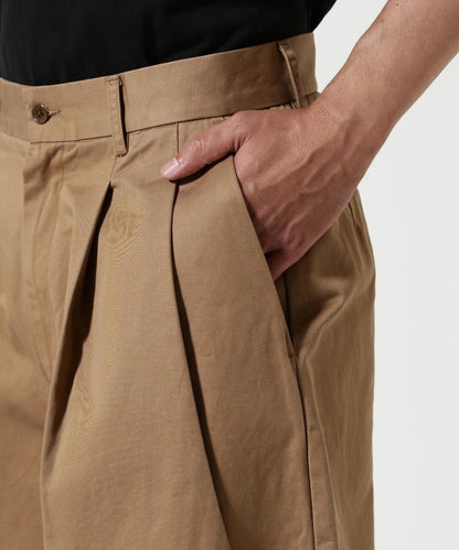 Toironier トワロニエ 2TUCK LONG SHORTS 休閒短褲