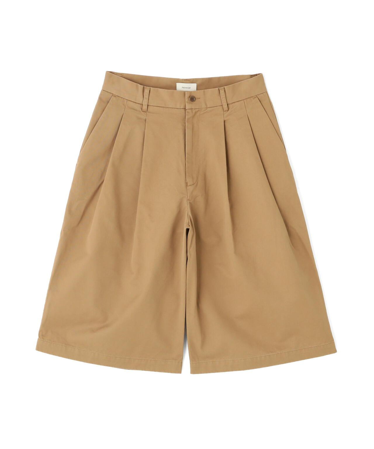 Toironier トワロニエ 2TUCK LONG SHORTS 休閒短褲