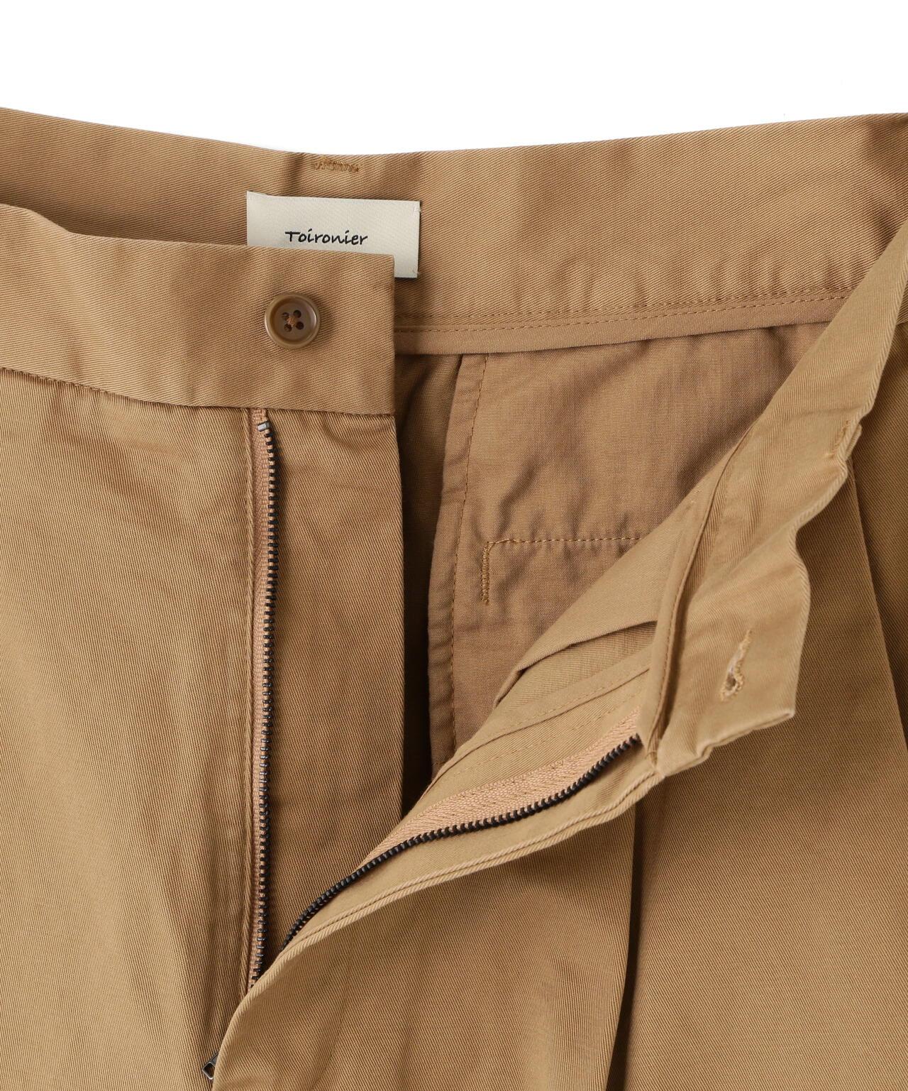 Toironier トワロニエ 2TUCK LONG SHORTS 休閒短褲