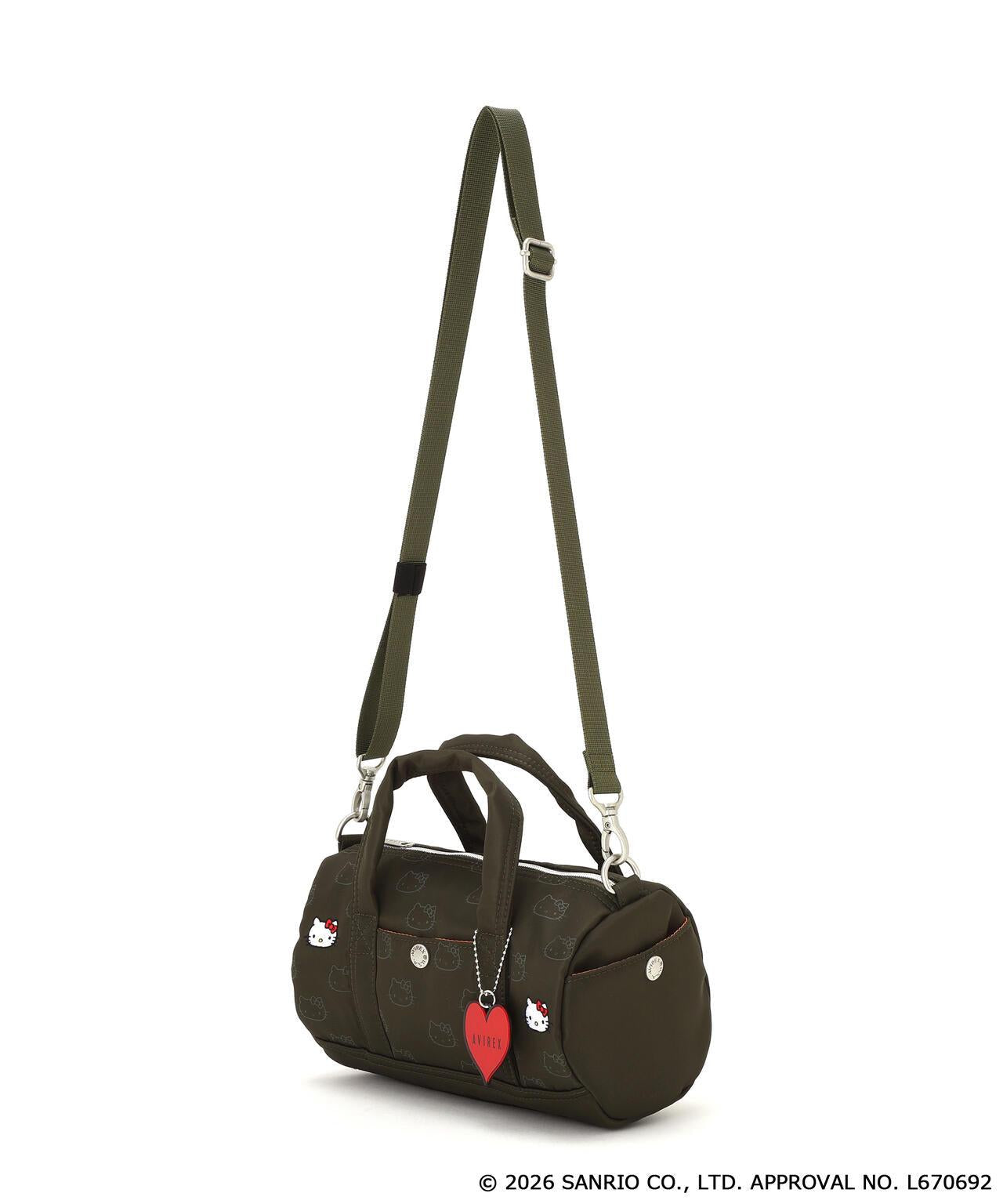 HELLO KITTY（凱蒂貓） 圓筒包 MINI DUFFLE BAG