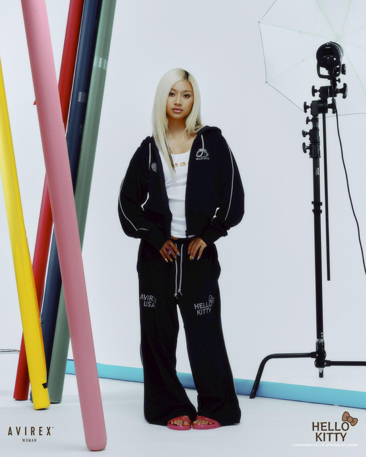 《AVIREX×HELLO KITTY》 PILE PANTS