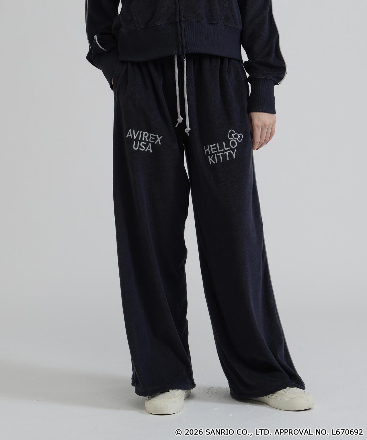《AVIREX×HELLO KITTY》 PILE PANTS