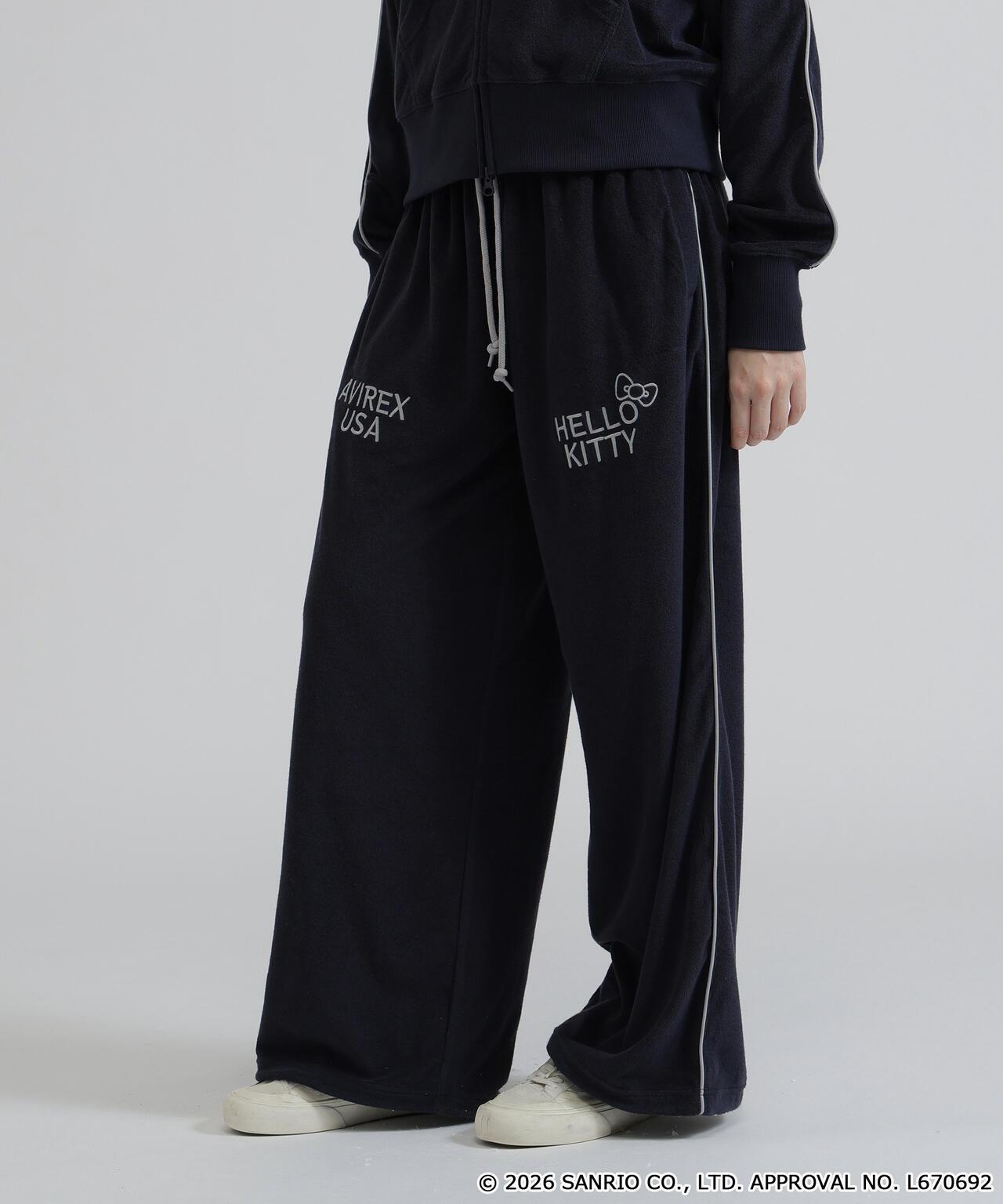 《AVIREX×HELLO KITTY》 PILE PANTS
