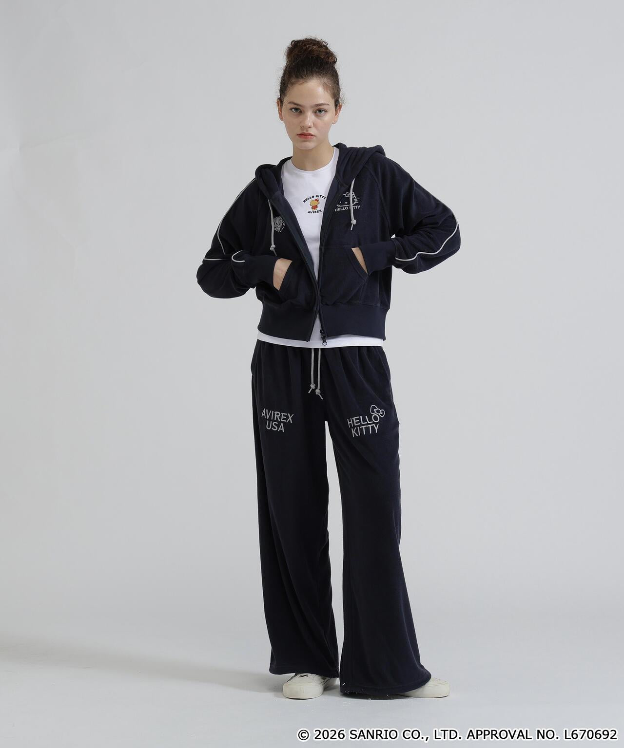 《AVIREX×HELLO KITTY》 PILE PANTS
