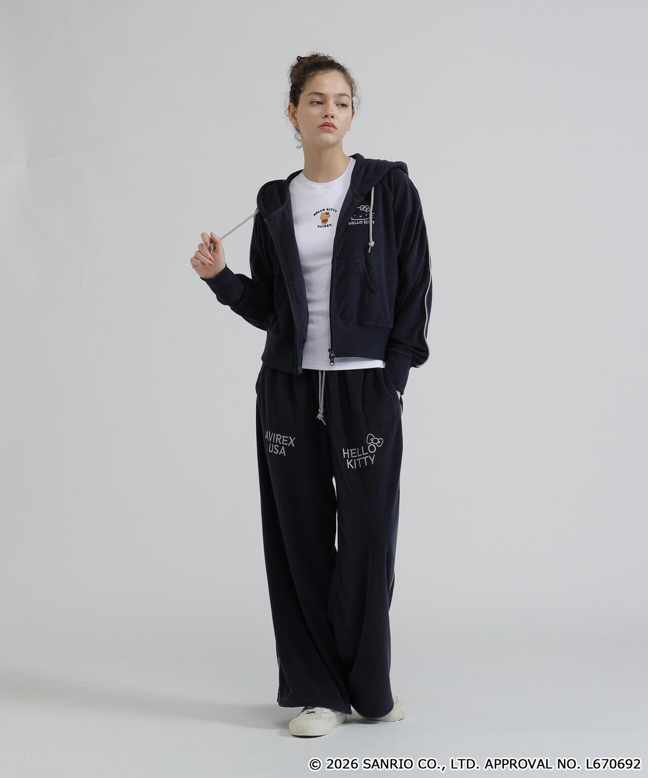 《AVIREX×HELLO KITTY》 PILE PANTS