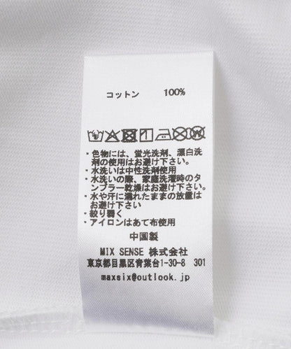 SINGLE HERT 字母短袖T恤