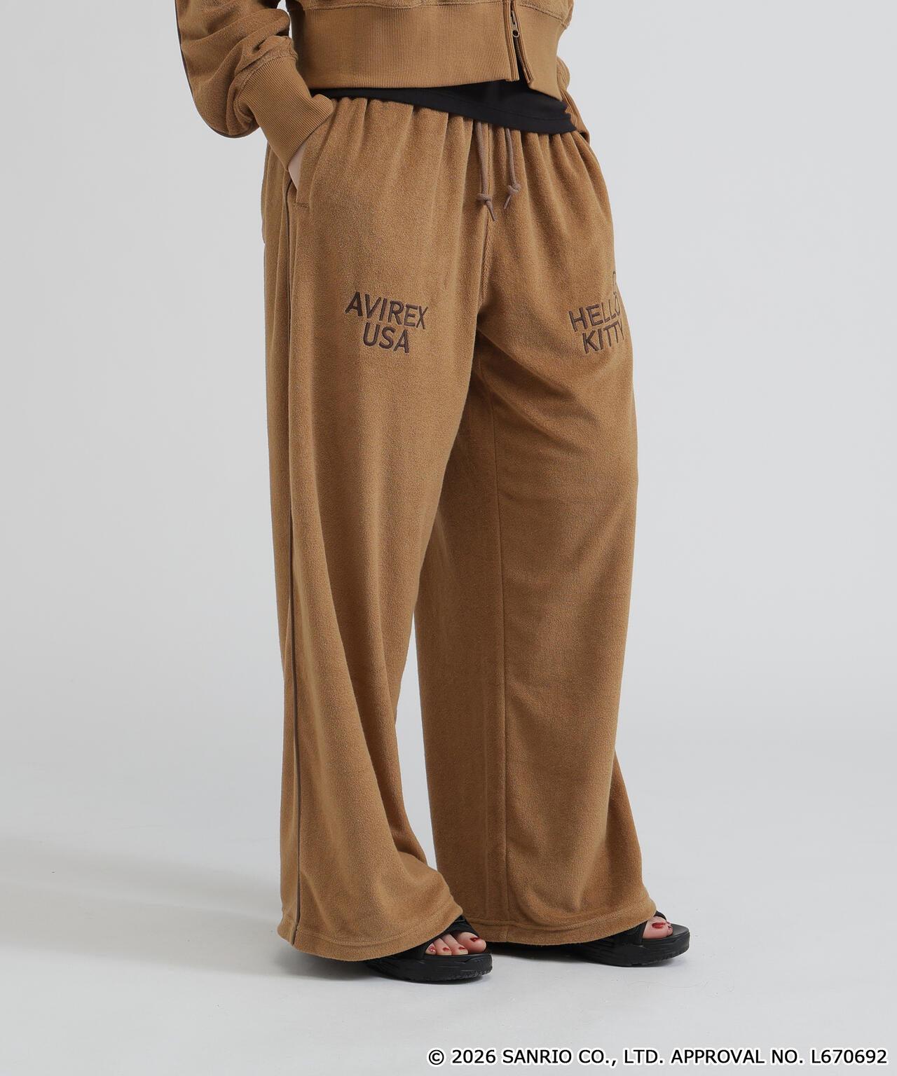 《AVIREX×HELLO KITTY》 PILE PANTS