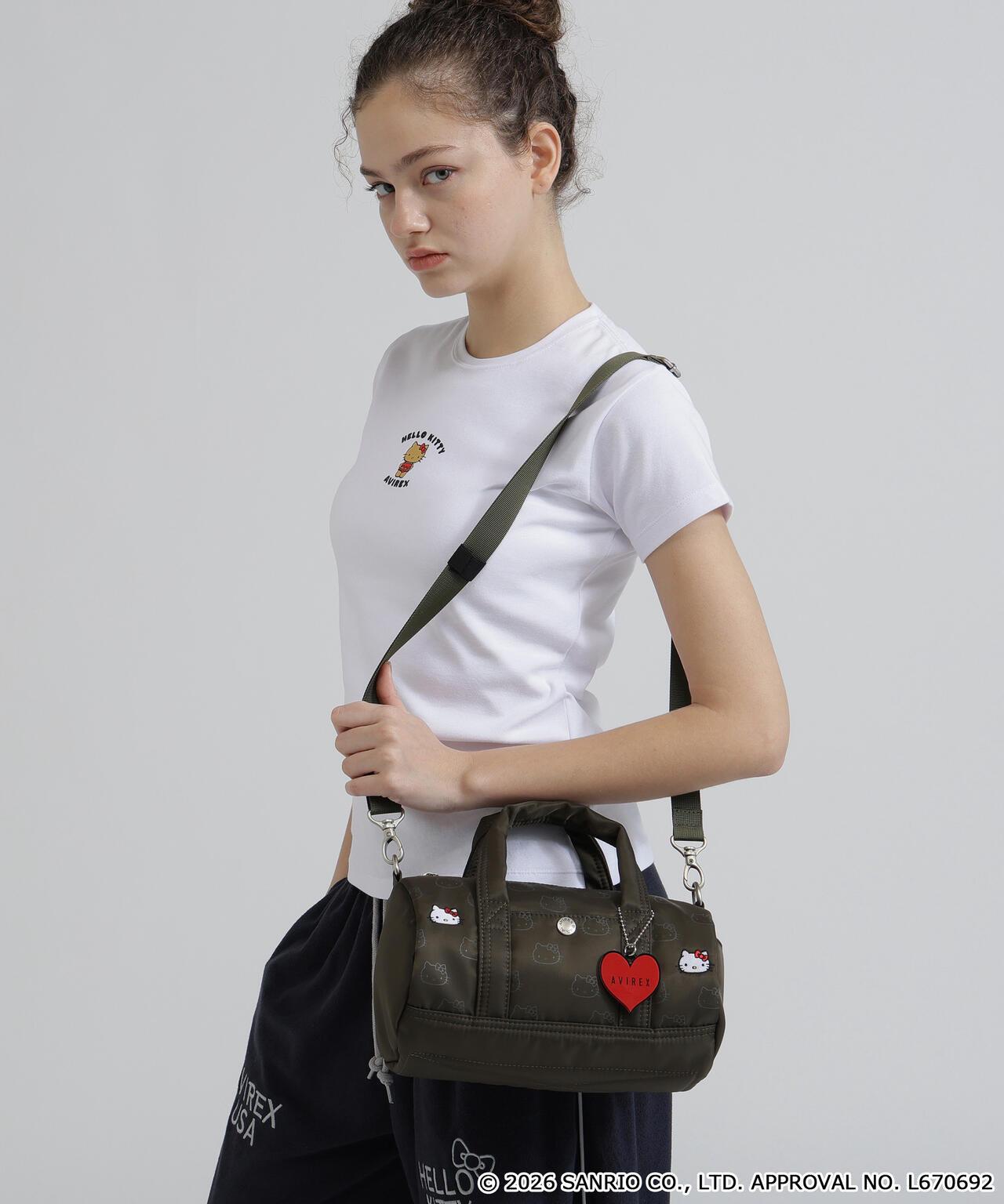 HELLO KITTY（凱蒂貓） 圓筒包 MINI DUFFLE BAG