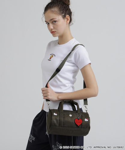 HELLO KITTY（凱蒂貓） 圓筒包 MINI DUFFLE BAG