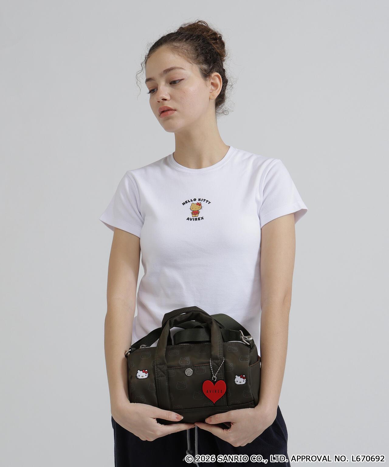 HELLO KITTY（凱蒂貓） 圓筒包 MINI DUFFLE BAG
